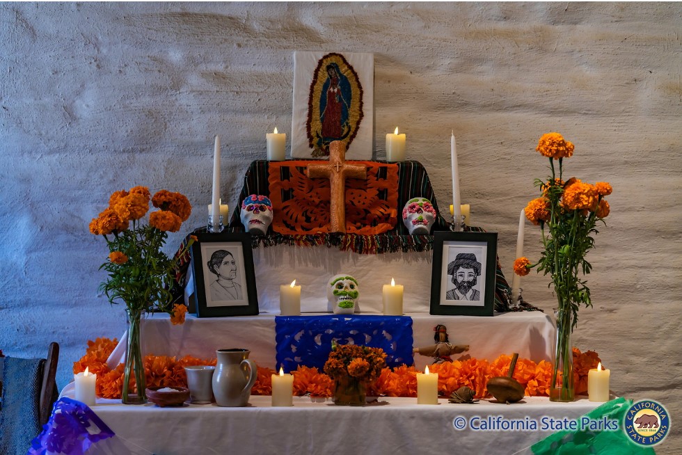 Historic Altar to the Machado family. 